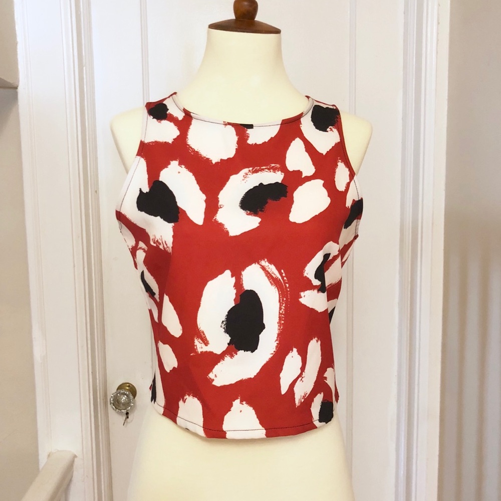 ZARA Open Back Sleeveless Top